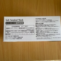 小さめマスク（業務用）50枚入×12箱の画像