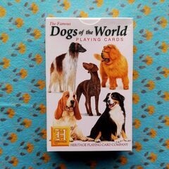 イギリス製・世界の犬・トランプカード（未開封）