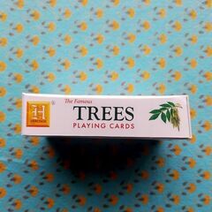イギリス製・世界のツリー（木）・トランプカード（未開封）の画像