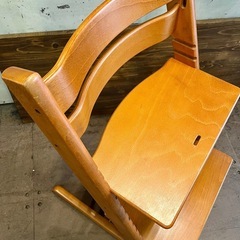 《売約済》【武蔵小山店】 STOKKE　ストッケ　トリップトラップ　ナチュラル　ブナ材　無垢　ベビーチェア　キッズチェア　ダイニングチェア　子供　ナチュラル　ハイチェア　ライトブラウン ? 品川区 リサイクルショップ ランバールーム 武蔵小山店 ◀︎ 武蔵小山パルム 戸越銀座 隣接