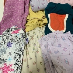 120センチ　女の子　ズボン　キュロット　半ズボンセットの画像