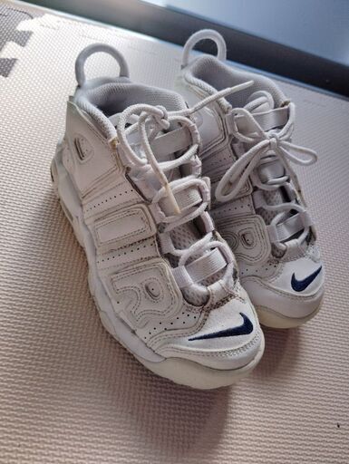 スニーカー NIKE AIR MORE UP TEMPO WHITE (KIDS)