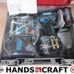 マキタ makita TD003GRAX インパクトドライバ 未使用品 バッテリ40V 2.0Ah二個/充電器付き フルセット 【ハンズクラフト宜野湾店】