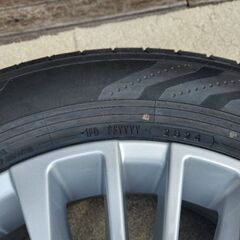 新車外し】40アルファード 純正ホイール4本17インチタイヤセット