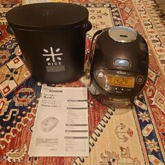 象印の炊飯器及び米びつ