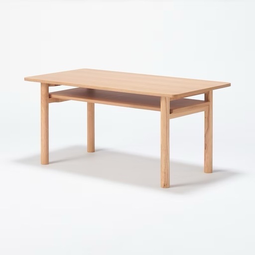 **無印良品　木製ミドルテーブル・オーク材
