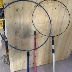 中古　海上釣堀アルミスライド玉網220 ブルー　　他まとめて