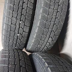 ホンダ n-one 純正op 14インチアルミホイール ダンロップ 155/65R14 冬タイヤセット の画像