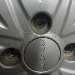 ホンダ n-one 純正op 14インチアルミホイール ダンロップ 155/65R14 冬タイヤセット の画像