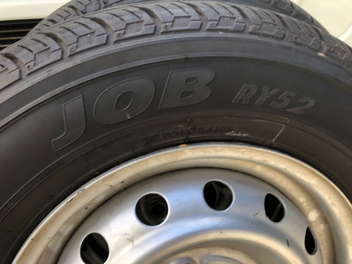 ヨコハマ　145R12 6PR バリ目　JOB RY52