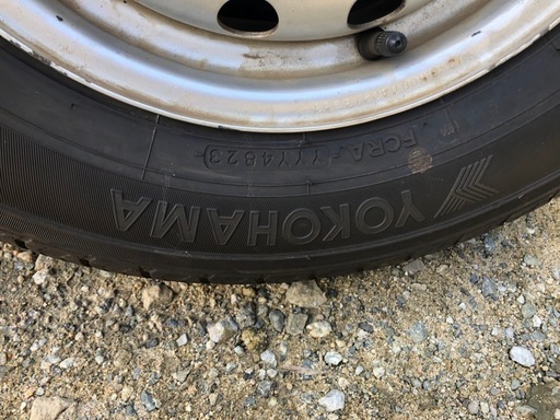 ヨコハマ　145R12 6PR バリ目　JOB RY52