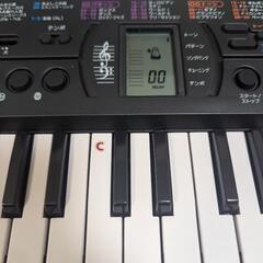 CASIO 44ミニ鍵盤 電子キーボード SA-76 ブラック&オレンジの画像