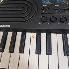 CASIO 44ミニ鍵盤 電子キーボード SA-76 ブラック&オレンジの画像