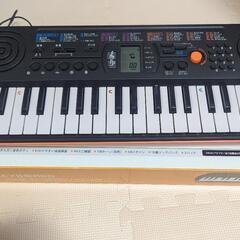 CASIO 44ミニ鍵盤 電子キーボード SA-76 ブラック&...