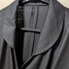 ウール100%　薄手ジャケット　ブラックの画像