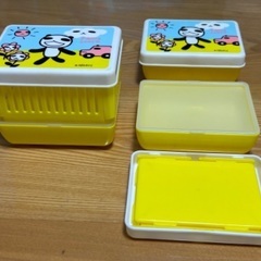 パンダランチボックス　3セット　弁当箱　サンドイッチの画像