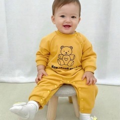 ロンパース カバーオール 男の子 ベビー服　冬用の画像