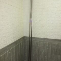 stp-2915　伸縮物干竿　2点セット　約2.2～4ｍ　ステン...