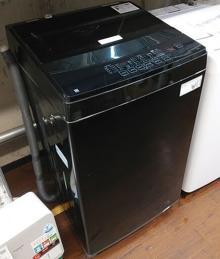 セール！3か月間保証☆配達有り！10000円(税別）ニトリ 全自動 洗濯機 6㎏ 6キロ 2022年製 NTR60　ブラック