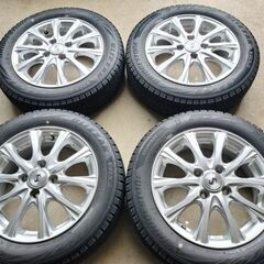 スタッドレス スノー 155/65Ｒ14 BS VRX2 残溝多し アルミ付 極上美品4本セット