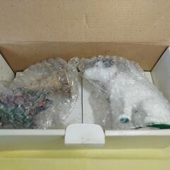 ★Victor  ニッパー犬&蓄音機&台座 3点セット【昭和レトロ ヴィンテージ 陶器置物】◎未使用／箱有りの画像