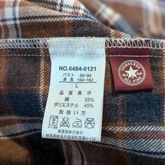 コンバース　チェックロングシャツの画像