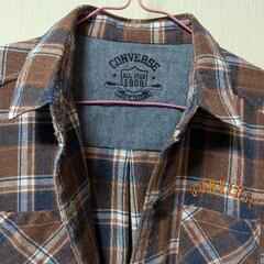 コンバース　チェックロングシャツの画像