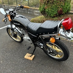 GN125H カスタム　黒　旧車スタイル　吸い込み　スズキの画像