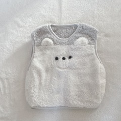 【美品】クマさん　ベビーベスト　サイズ80〜９５