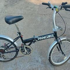 USED 要メンテナンス 中古折りたたみ自転車 20インチ ギア付き 