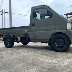 スズキ キャリィ 低燃費 車検付 アゲトラ 内外装綺麗 5MT・4WD・AC・PS・ETC オーディオ 社外バンパーフォグ付 カスタムペイント車両の画像