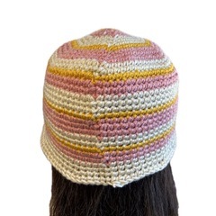 クロシェハット⭐️5枚目はデザイン違いのイメージ画像になります！クラッシャーハットの画像