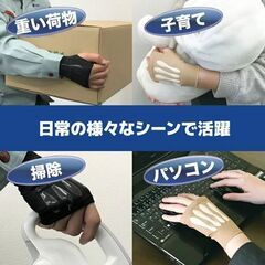 新品右手用 x４個セット 男女兼用 タナック タフシロン 人工筋肉 手首サポーター の画像
