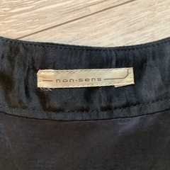 non -sens ロング　ワンピース　ブラック系　サイズFの画像