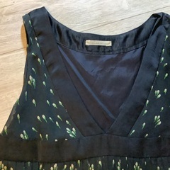 non -sens ロング　ワンピース　ブラック系　サイズFの画像