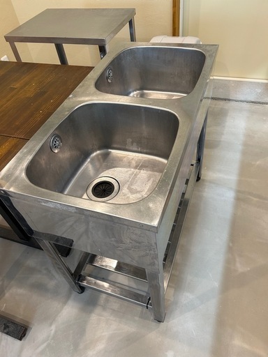 二槽シンク 900 450 800 