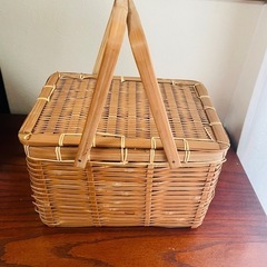 【お話中】竹籠　バスケット
