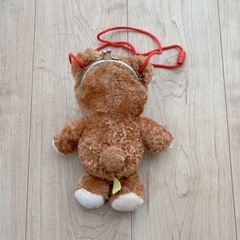 スージーズー くま ポシェット ぬいぐるみ 首かけポーチ がま口の画像