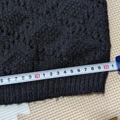 ニットのストールの画像