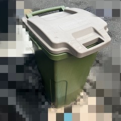 キャスターペール 90L ゴミ箱 グリーン 1個 幅468×奥行...
