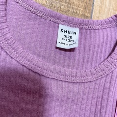 ワンピース  80 パープル 花柄の画像