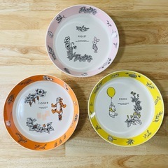 ディズニー　カレー皿　3枚セットの画像