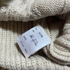 新品　Mサイズ　ニット　おしゃれダメージの画像