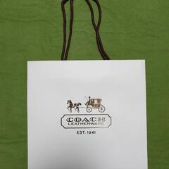 ショップバック　3枚　ショッパー　コーチ　COACH　紙袋