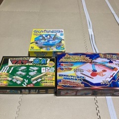 ボードゲーム各種3個セット　マスター麻雀　バトルスマッシュエアホ...
