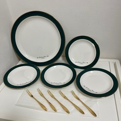 【お話し中】たち吉　皿　大皿　プレート　フォーク　セット