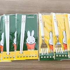 【未使用】ミッフィーのお箸とフォーク 6点セット