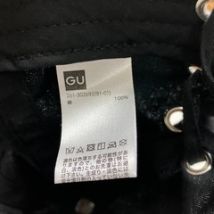 ☆値下げ☆K2411-141 GU キャップ ブラック 中古の画像