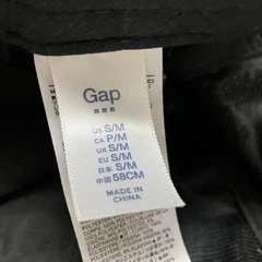 K2411-142 GAP ベロアキャップ ブラック 中古①の画像