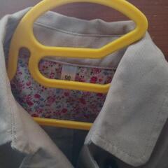 新品未使用 子供用 トレンチコート アウター 花柄 90センチ 可愛いの画像